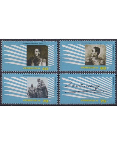 F-EX56848 VENEZUELA MNH 1978 200th ANNIV SAN MARTIN.