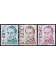 F-EX56853 VENEZUELA MNH 1983 DEFINITIVE ISSUE BOLIVAR 25b-50b +60€.