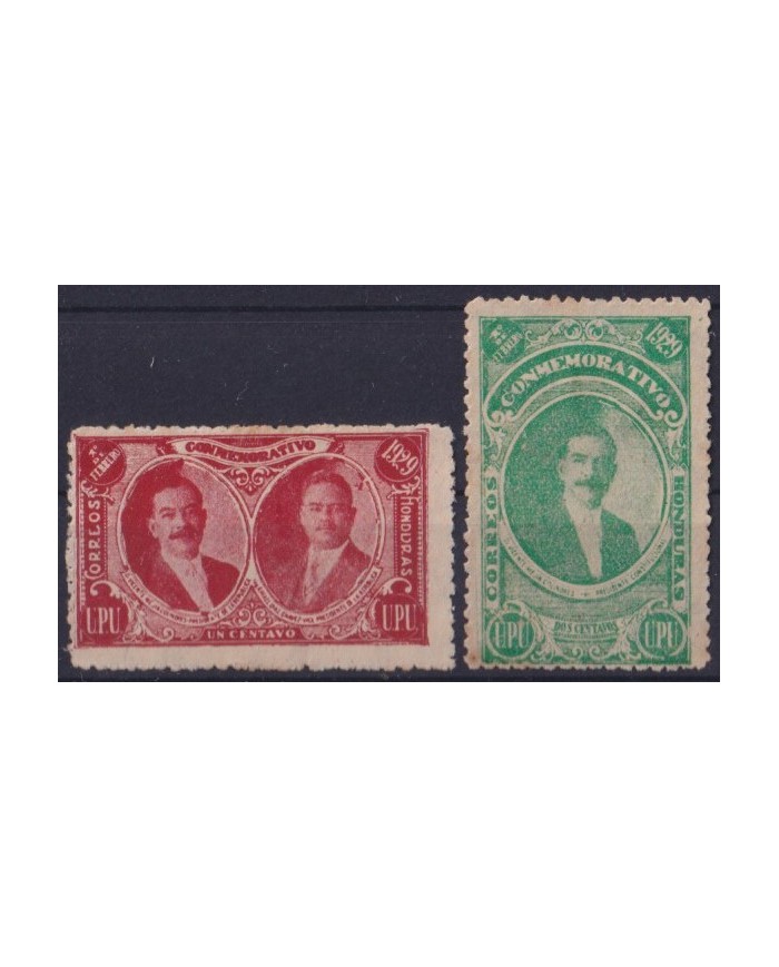 F-EX56916 HONDURAS 1929 NO GUM PRESIDENT MEJIA COLINDRES.