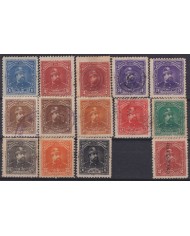 F-EX56938 EL SALVADOR 1893 NO GUM - USED GEN CARLOS EZETA + NEW VALUE OVERPRINT.