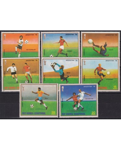 F-EX58112 GUINEA EQUATORIAL MNH 1977 SOCCER WORLD CUP FOOTBALL.