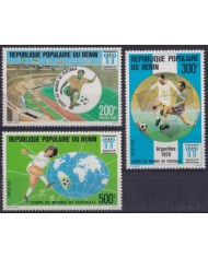 F-EX58118 BENIN MNH 1978 ARGENTINA WORLD CHAMPIONSHIP CUP SOCCER FOOTBALL.