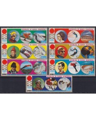 F-EX58141 GUINEA EQUATORIAL MNH 1972 WINTER OLYMPIC GAMES SAPPORO SKI SKITING.