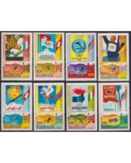 F-EX58145 GUINEA EQUATORIAL MNH 1975 WINTER OLYMPIC GAMES SKI SKITING.