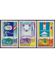 F-EX58145 GUINEA EQUATORIAL MNH 1975 WINTER OLYMPIC GAMES SKI SKITING.