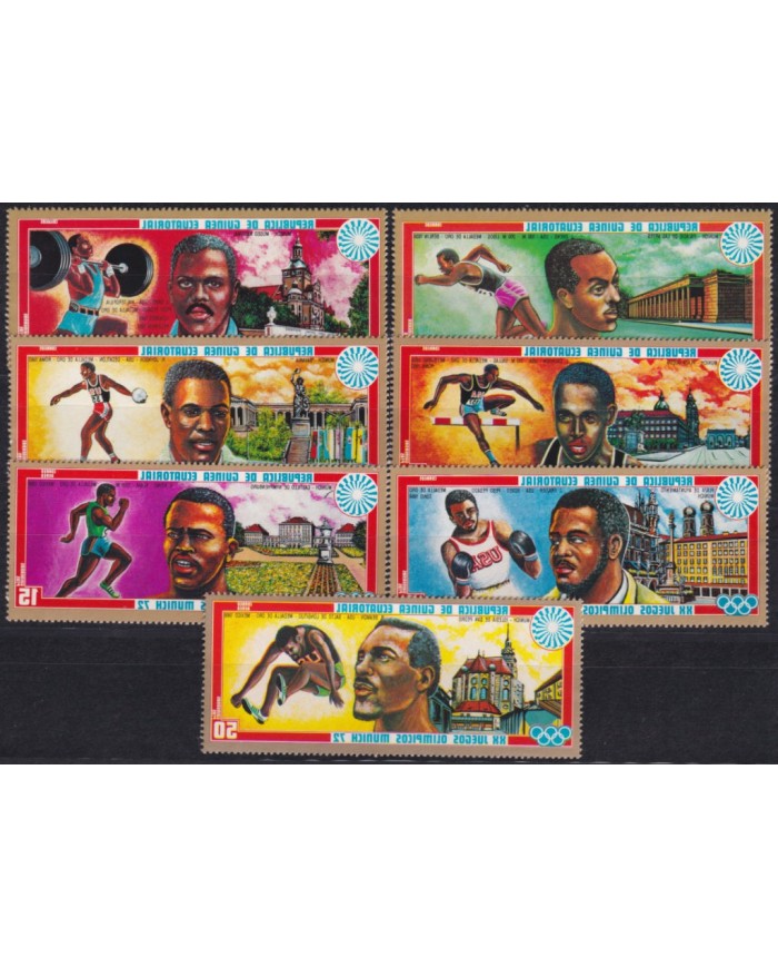 F-EX57164 GUINEA EQUATORIAL MNH 1972 MUNICH OLYMPIC GAMES ATHLETISM.