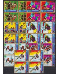 F-EX58164 GUINEA EQUATORIAL MNH 1972 MUNICH OLYMPIC GAMES AUGSBURG BASKET SOCCER BL4.