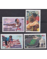 F-EX58119 GRENADA 1996 MNH ATLANTA OLYMPIC GAMES ATHLETISM CICLYNG JAVELIN.