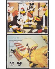 F-EX58171 GRENADA MNH 1993 65th ANNIV DISNEY MICKEY MOUSE OLD ANIMATION.