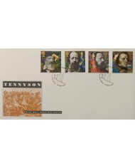 F-EX51487 UK ENGLAND FDC IS OF WEIGHT 1992 TENNYSON.