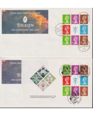 F-EX51498 UK ENGLAND FDC BADENDON LORD OF THE RING TOLKIEN MACHIN DEFINITE QUEEN.