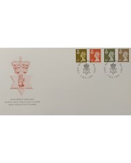 F-EX51516 UK ENGLAND FDC BELFAST 1993 ELIZABETH II MACHIN DEFINITIVE N. IRELAND
