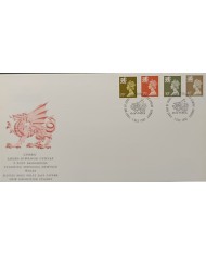 F-EX51517 UK ENGLAND FDC CARDIFF 1993 ELIZABETH II MACHIN DEFINITIVE WALES.