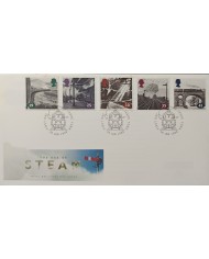 F-EX51518 UK ENGLAND FDC YORK 1994 AGE OF STEAM RAILROAD CHEMIS DE FER.