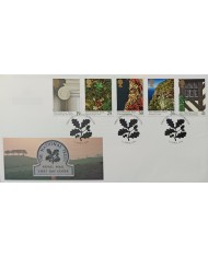 F-EX51535 UK ENGLAND FDC ALFRISTON 1995 NATIONAL TRUST TREE LANDSCAPE CONSERVATION.