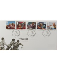 F-EX51542 UK ENGLAND FDC HUDDERSFIELD 1995 RUGBY LEAGUE CENT SOCCER.