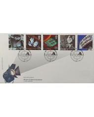 F-EX51547 UK ENGLAND FDC LONDON 1996 CENT OD GOING PICTURES CINEMA MOVIE.