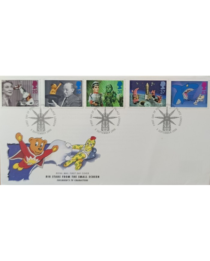 F-EX51557 UK ENGLAND FDC LONDON PALACE 1996 BIG STAR SMALL SCREEN ANIMATION.