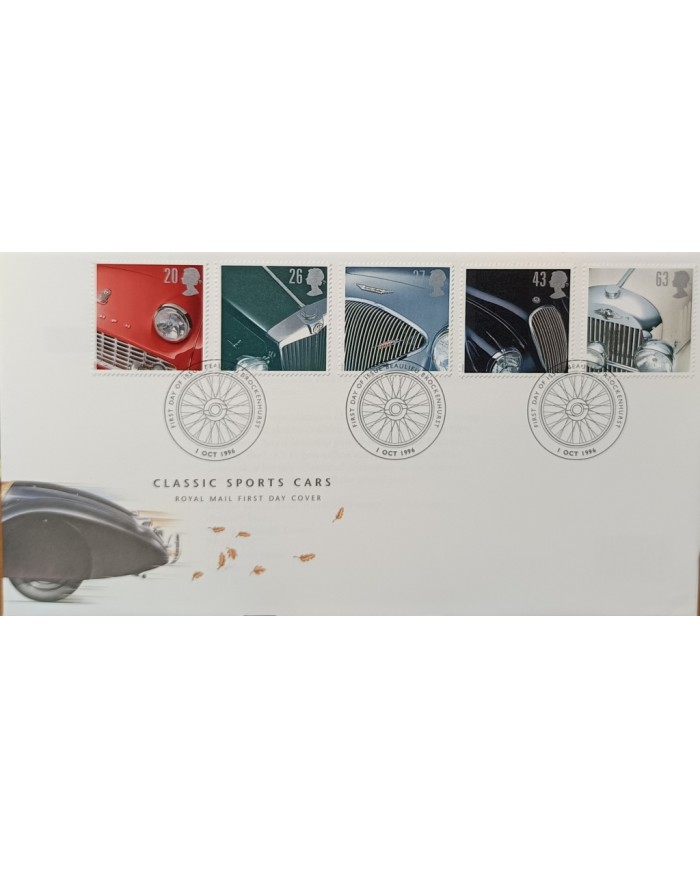 F-EX51558 UK ENGLAND FDC WINDSOR BERKS 1996 CLASSIC SPORT CARDS AUTOMOVIL.