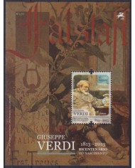 F-EX58648 PORTUGAL MNH 2013 200º ANNIV GIUSEPPE VERDI MUSIC ART PAINTING OPERA. F-EX58648 PORTUGAL MNH 2013 200º ANNIV GIUSEPPE VERDI MUSIC ART PAINTING OPERA.