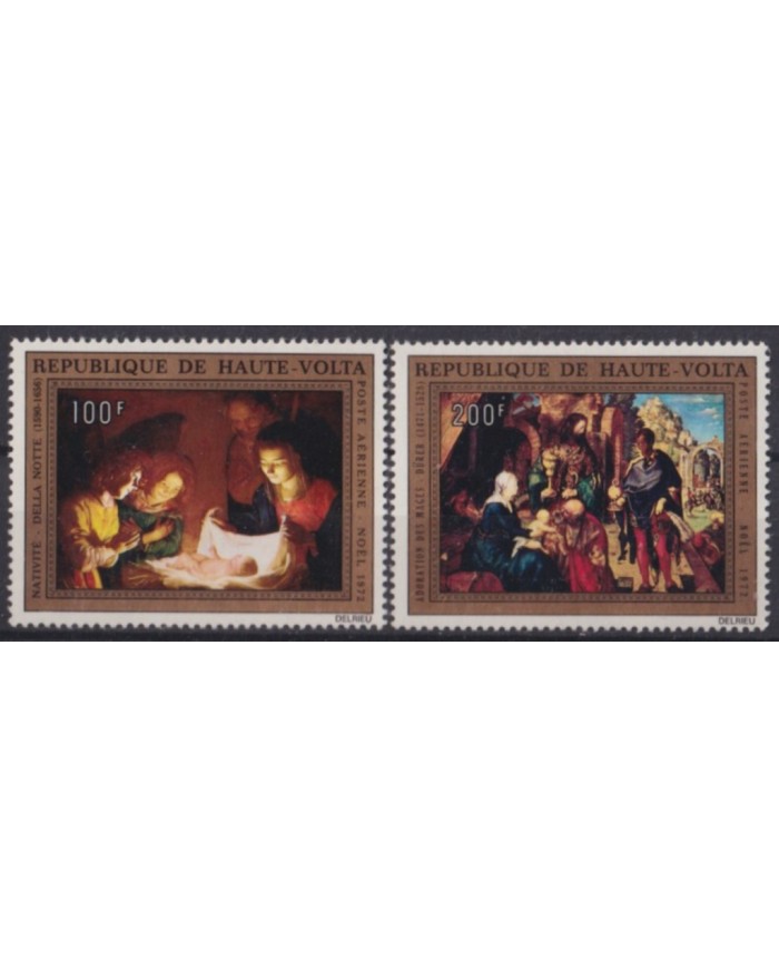 F-EX58669 UPPER VOLTA MNH 1972 CHRISTMAS NAVIDAD RELIGION ART PAINTING. F-EX58669 UPPER VOLTA MNH 1972 CHRISTMAS NAVIDAD RELIGION ART PAINTING.