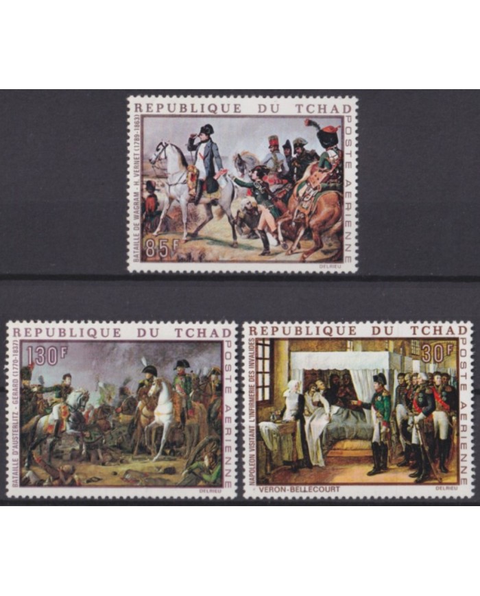 F-EX58674 CHAD TCHAD MNH 1969 ART PAINTING NAPOLEON BONAPARTE GERARD VERNET.