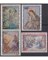 F-EX58639 DAHOMEY MNH 1968 ART PAINTING FOUJITA.