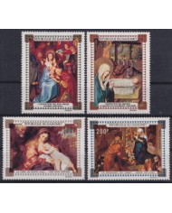 F-EX58655 DAHOMEY MNH 1971 CHRISTMAS NAVIDAD ART PAINTING DURER VAN DYCK HOLBEIN.