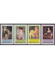 F-EX58610 GRENADA MNH 1981 DECADE OF WOMAN ART PAINTING CASSATT VALADON. F-EX58610 GRENADA MNH 1981 DECADE OF WOMAN ART PAINTING CASSATT VALADON.