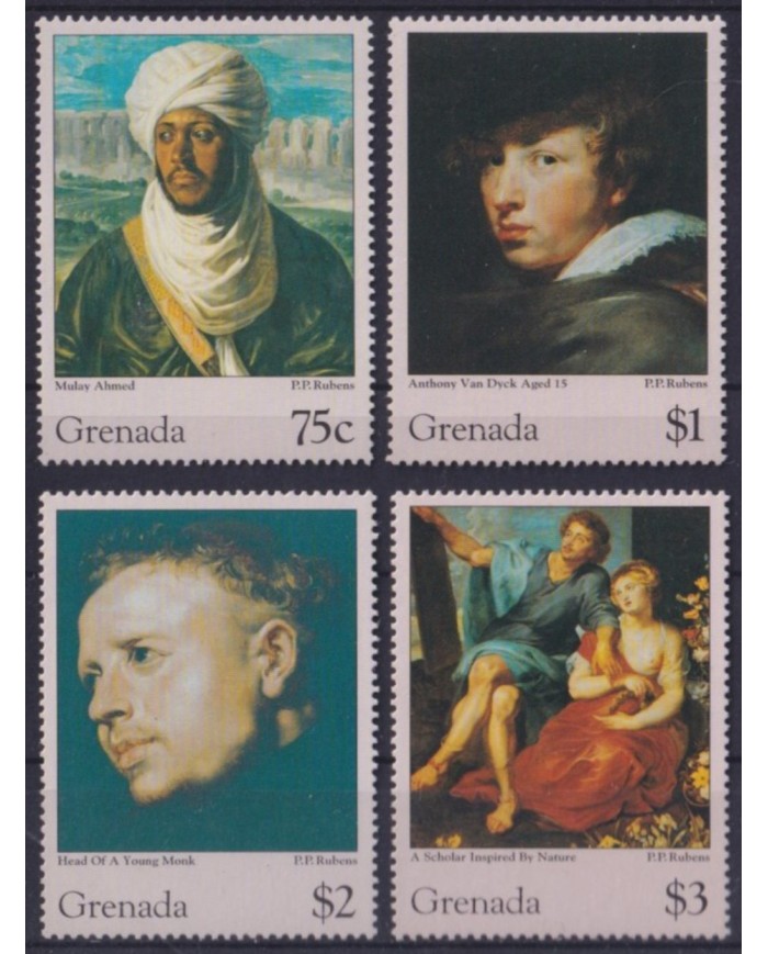 F-EX58614 GRENADA MNH 1995 PETER PAUL RUBENS ART PAINTING. F-EX58614 GRENADA MNH 1995 PETER PAUL RUBENS ART PAINTING.