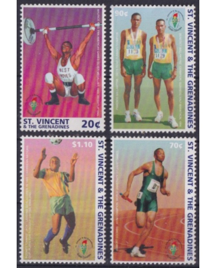 F-EX58304 ST VINCENT & GRENADINES MNH OLYMPIC COMITEE ATHLETISM SOCCER. F-EX58304 ST VINCENT & GRENADINES MNH OLYMPIC COMITEE ATHLETISM SOCCER.