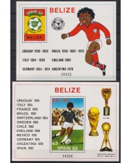 F-EX58306 BELIZE MNH 1981 WORLD CHAMPIONSHIP SPAIN FOOTBALL SOCCER.