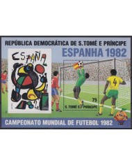 F-EX58300 SAO TOME I PRINCIPE MNH 1982 WORLD CHAMPIONSHIP FOOTBALL SOCCER.