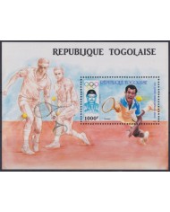 F-EX58559 TOGO MNH 1987 SEOUL PRE OLYMPIC GAMES TENNIS.