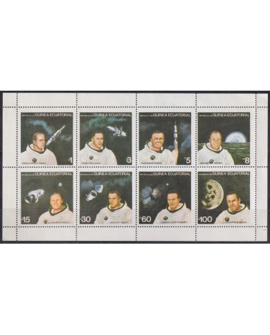 F-EX58315 GUINEA EQUATORIAL MNH 1979 COSMOS ASTRONAUTS SPACE APOLLO GEMINY MERCURY.