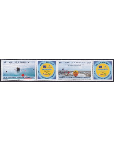 F-EX58577 WALLIS ET FUTUNA MNH 2018 NUMERIC CABLE SERVICE SHIP.