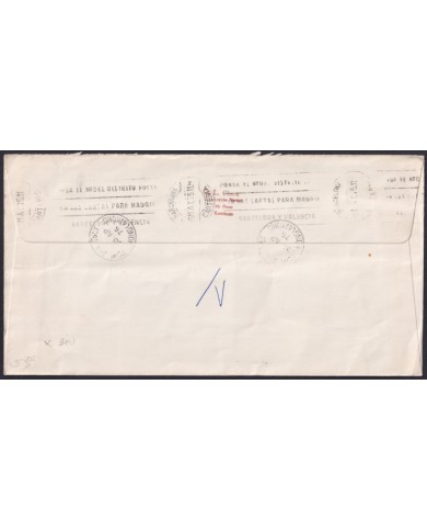 F-EX58358 HONG KONG 1975 FDC ROYAL VISIT REGISTERED COVER TO SPAIN.
