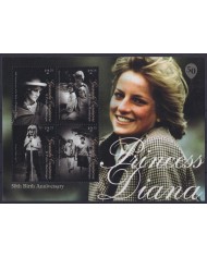F-EX58829 GRENADA MNH 2011 ROYAL FAMILY 50th BIRTHDAY DIANA SPENCER.