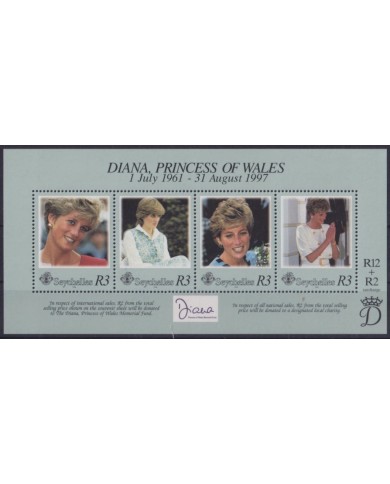 F-EX58828 SEYCHELLES MNH 1998 ROYAL FAMILY IN MEMORIAN PRINCESS DIANA SPENCER.