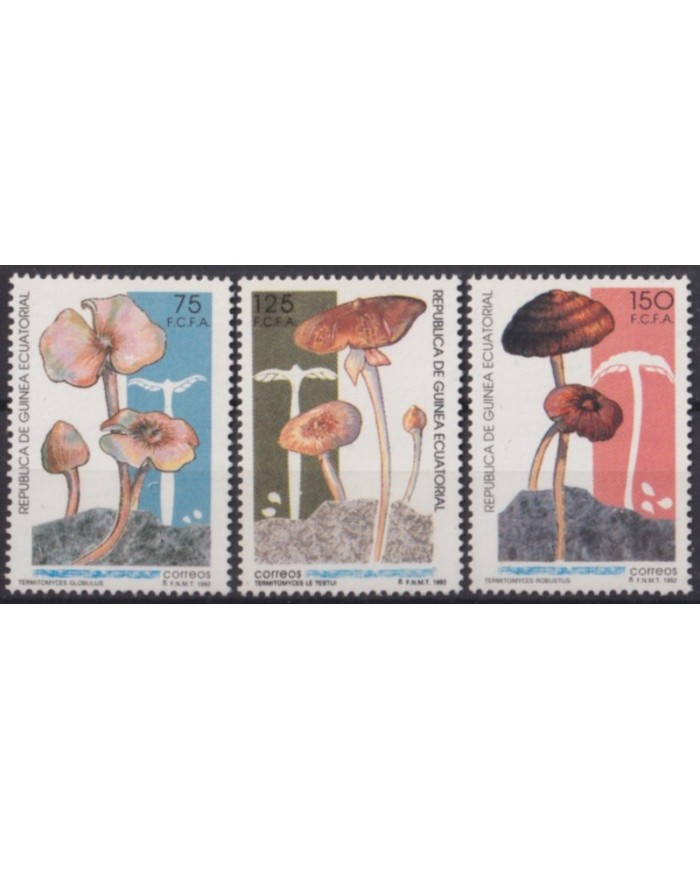 F-EX58798 GUINEA EQUATORIAL MNH 1992 MUSHROOMS FUNGUS.