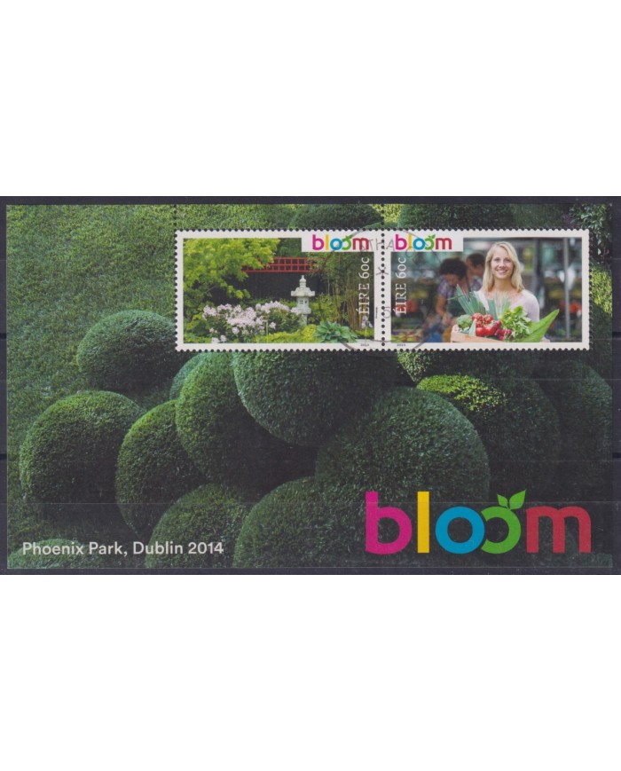 F-EX58783 IRELAND EIRE FINE USED MNH 2014 BLOOM PHOENIX PARK FLOWER FLORES.