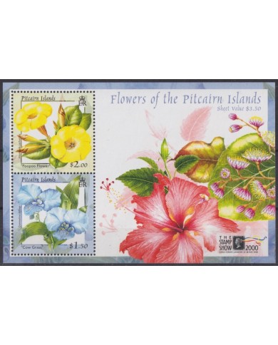 F-EX58740 PITCAIRN MNH 2000 FLORA FLOWER FLORES ORCHID ORQUIDEAS.