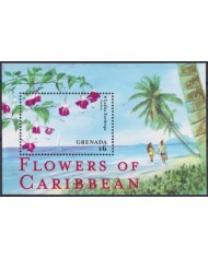 F-EX58738 GRENADA MNH 2000 FLORA FLOWER OF CARIBBEAN FLORES.