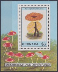 F-EX58735 GRENADA MNH 2002 FLORA FLOWER FLORES MUSHROOMS FUNGI.