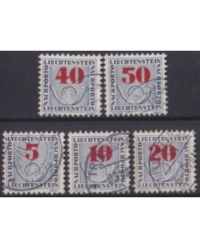 F-EX58879 LIECHTENSTEIN 1940 USED POSTAGE DUE CATALOGUE +25€.