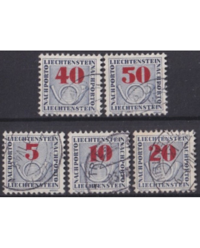 F-EX58879 LIECHTENSTEIN 1940 USED POSTAGE DUE CATALOGUE +25€.