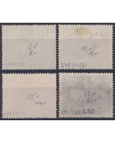F-EX58885 LIECHTENSTEIN 1953 USED LORD BADEN POWELL SCOUT CONFERENCE CAT. +70€.