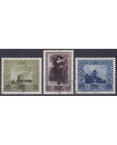 F-EX58880 LIECHTENSTEIN 1953 USED ART PANTING CATALOGUE +35€.