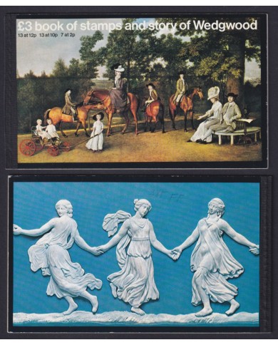 F-EX59274 ENGLAND UK MNH 1980 BOOKLED STORY OF WEDGWOOD MACHIN DEFINITIVE.