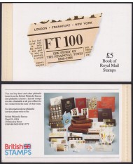 F-EX59275 ENGLAND UK MNH 1988 BOOKLED STORY FINANCIAL TIMES MACHIN DEFINITIVE.